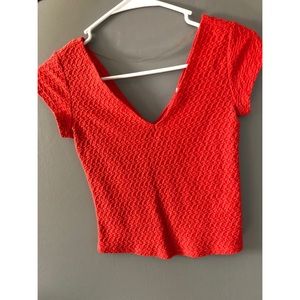 SO RED CROP TOP SMALL